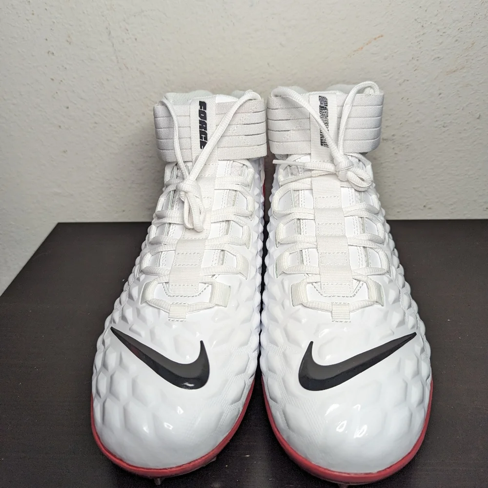 Nike Mens Size 14 Force Savage Pro 2 PE Ohio State Football Cleats BV3969-103 - Picture 3 of 8